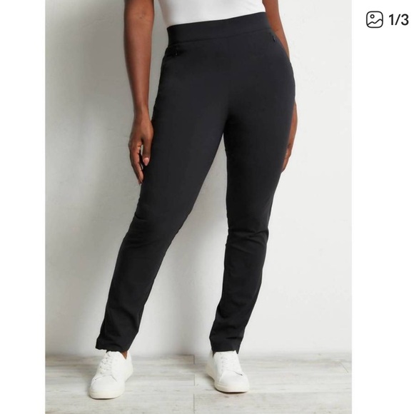 Anatomie Pants - ANATOMIE Jamie Lee Pull-on Pant black high rise slim trousers size large